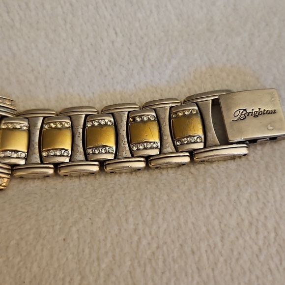 Vtg BRIGHTON 1990s Turin Silver and Gold Two-Tone Watch main image 10